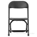 Child plastic folding chair with black frame